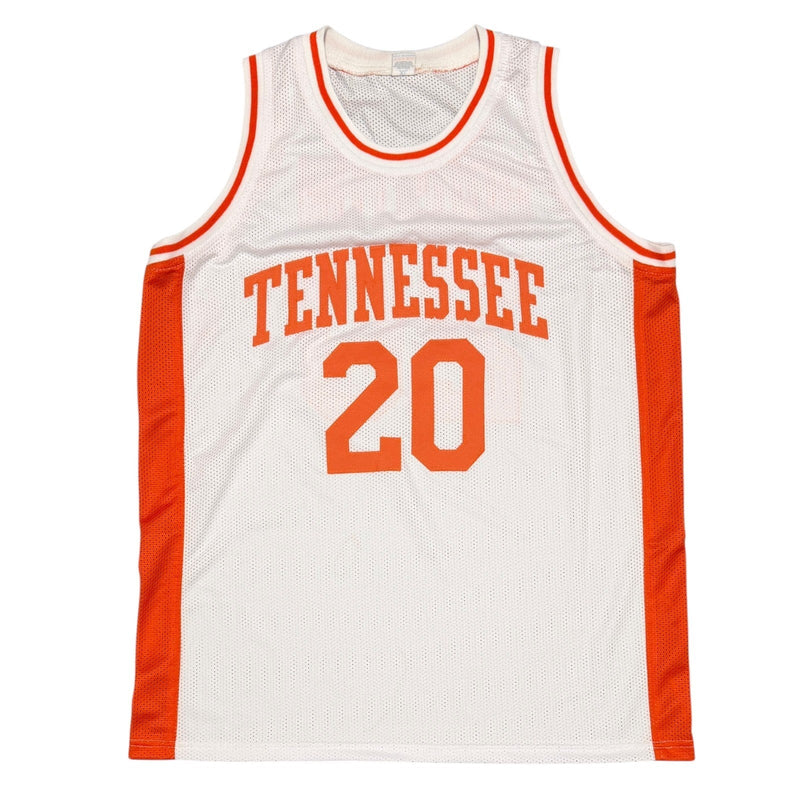 Allan Houston Signed Tennessee Volunteers Custom Jersey Beckett Witness BAS COA