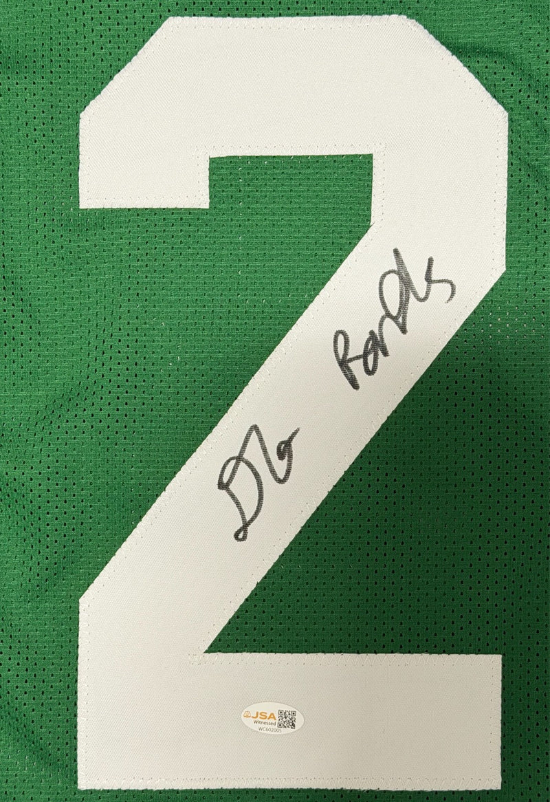 D'Angelo Ponds Signed Autographed New York Jets Custom Jersey JSA Witness COA