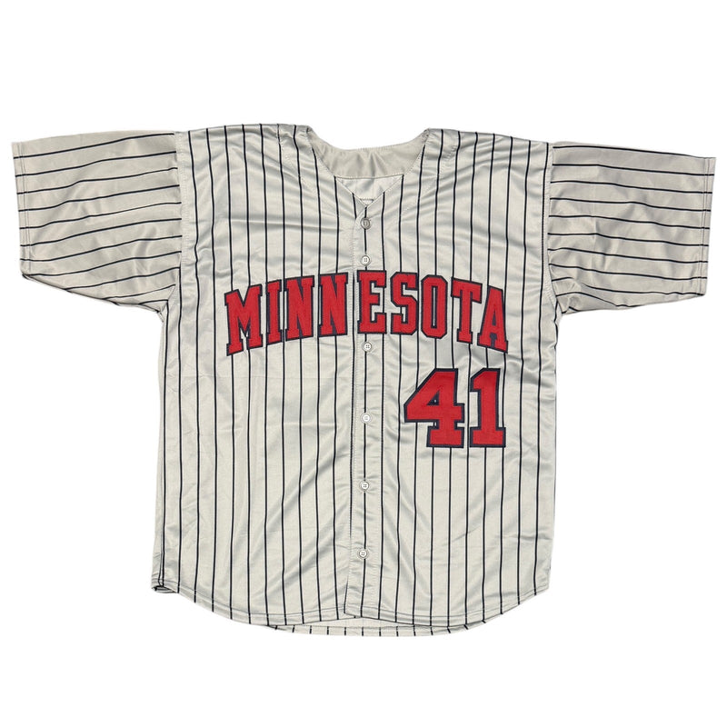Jeff Reardon Signed Minnesota Twins Grey Custom Jersey 87 WSC JSA Witness COA