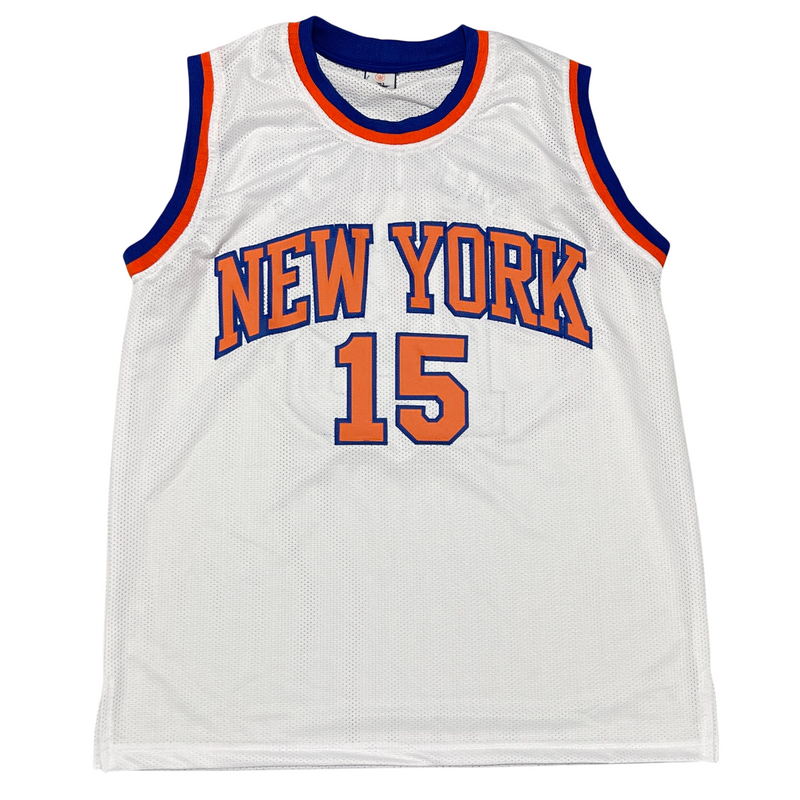 Earl Monroe Signed New York Knicks Custom Jersey Beckett Witness BAS COA