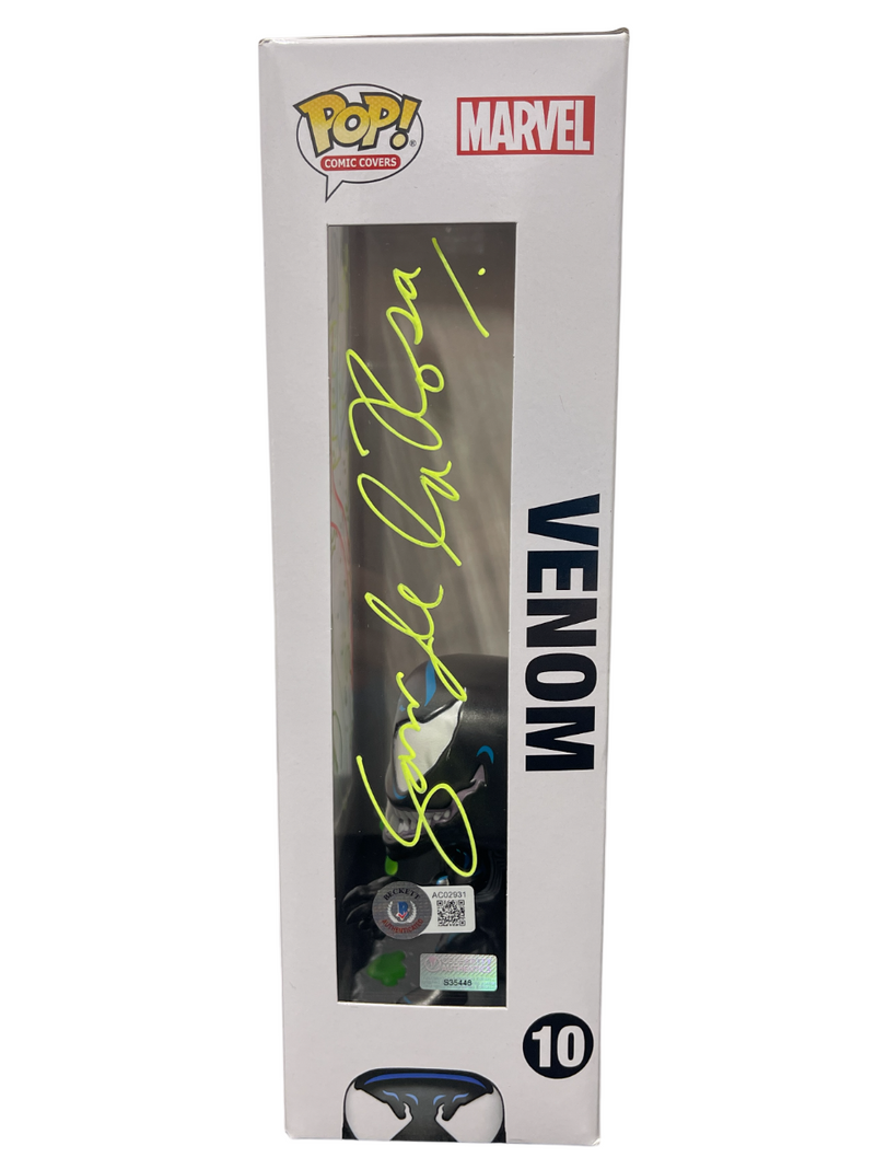 Tom Hardy Signed Venom Funko Pop Comic #10 w Sam De La Rosa Sketch BAS JSA COA C