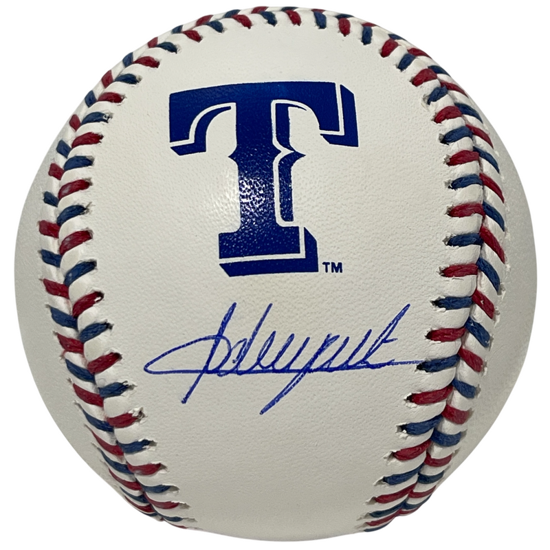 Adrian Beltre Signed Texas Rangers Logo ROMLB Baseball Beckett WITNESS BAS COA