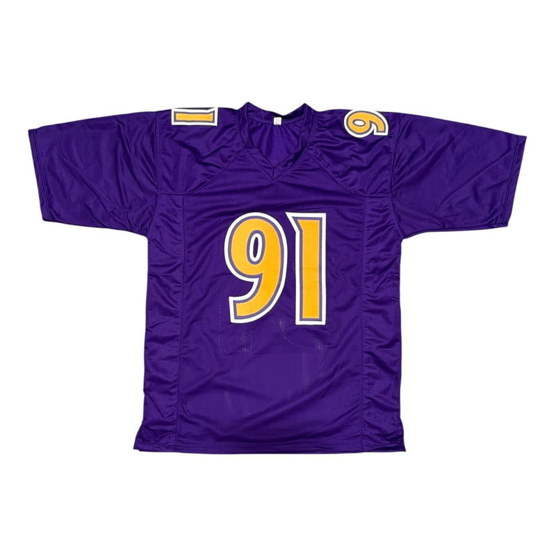 Trey Hendrickson Signed Baltimore Ravens Custom Jersey JSA Witness COA