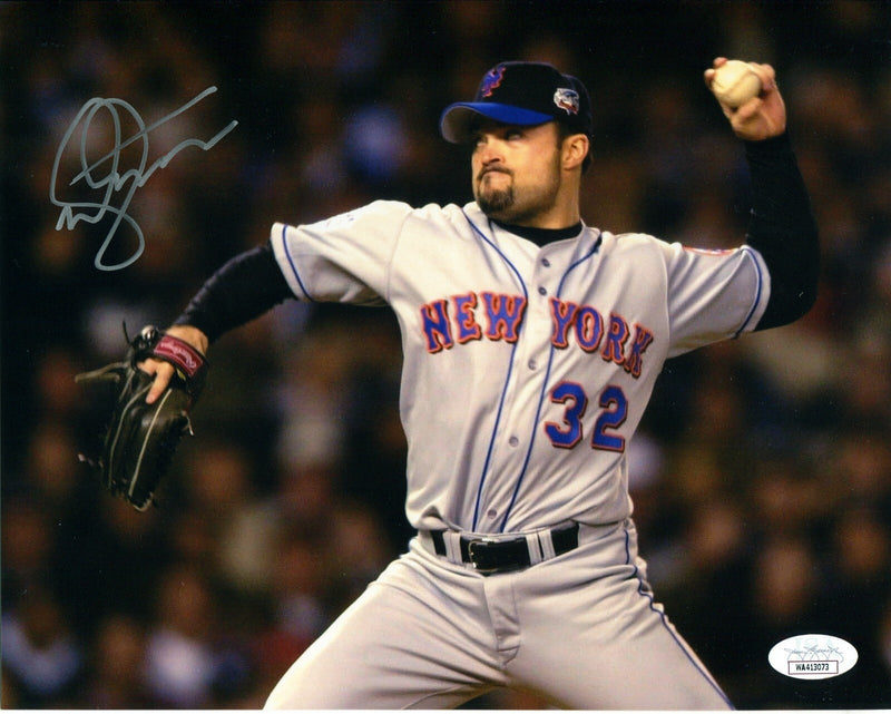 Mike Hampton Signed Autographed New York Mets 8x10 Photo JSA COA