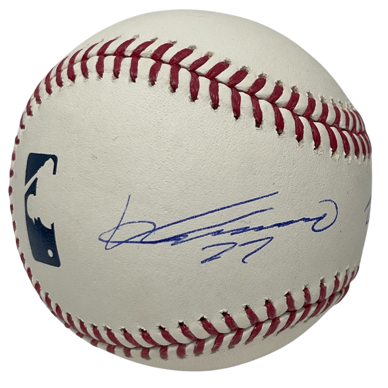 Vladimir Guerrero Jr & Sr Dual Signed Rawlings ROMLB Baseball PSA COA