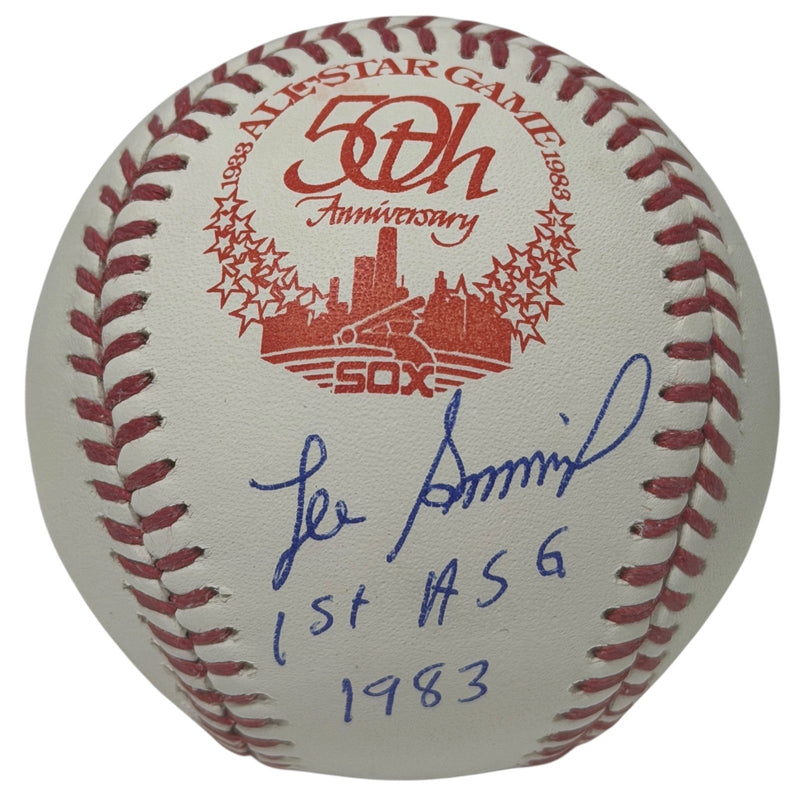 Lee Smith Signed 50th All Star Game Baseball w/ 1st ASG 1983 JSA WITNESS COA