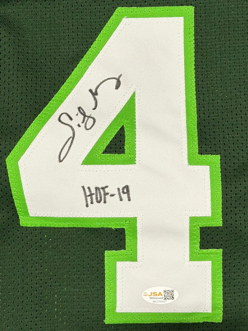 Sidney Moncrief Signed Milwaukee Bucks Custom Jersey w/ HOF 19 JSA Witness COA