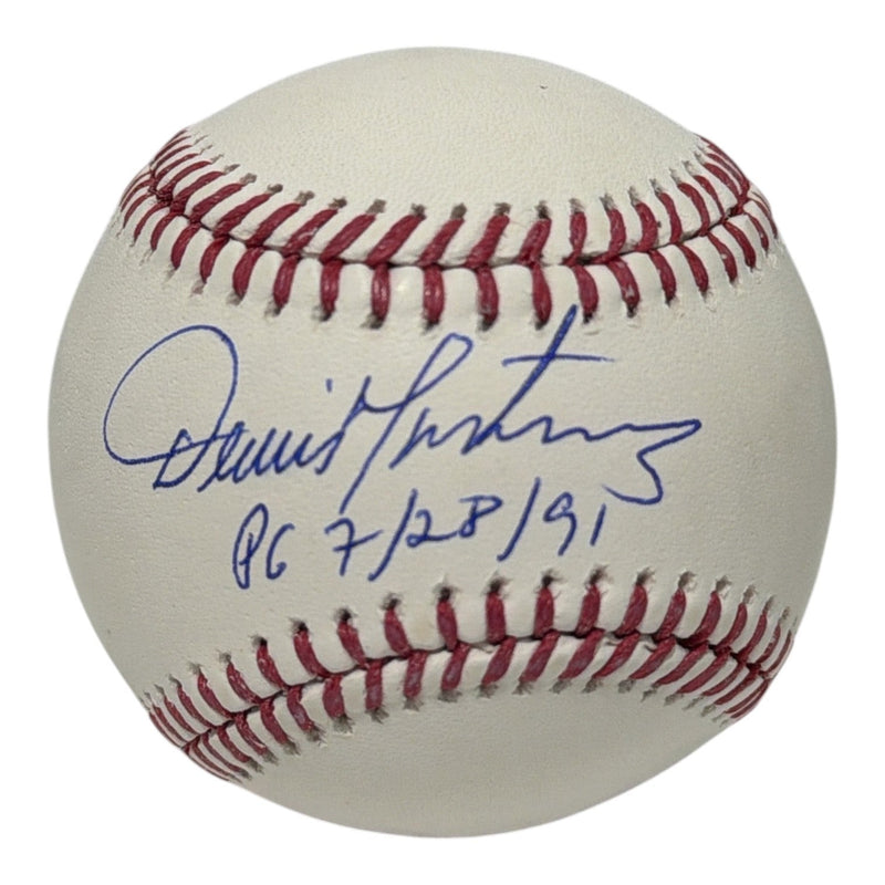 Dennis Martinez Signed Autographed ROMLB Baseball w/ PG 7/28/93 JSA Witness COA