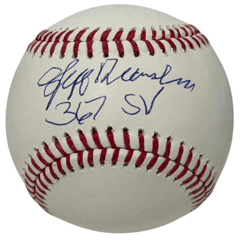 Jeff Reardon Signed Autographed ROMLB Baseball w/ 367 SV JSA WITNESS COA