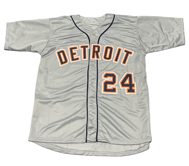Miguel Cabrera Signed Detroit Tigers Custom Jersey Beckett Witness BAS COA