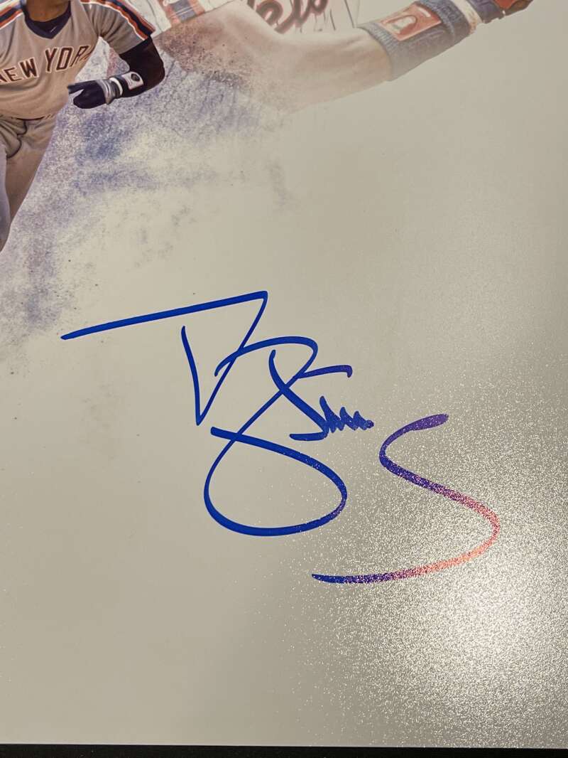 Darryl Strawberry Signed Autographed 16x20 Photo New York Mets JSA COA