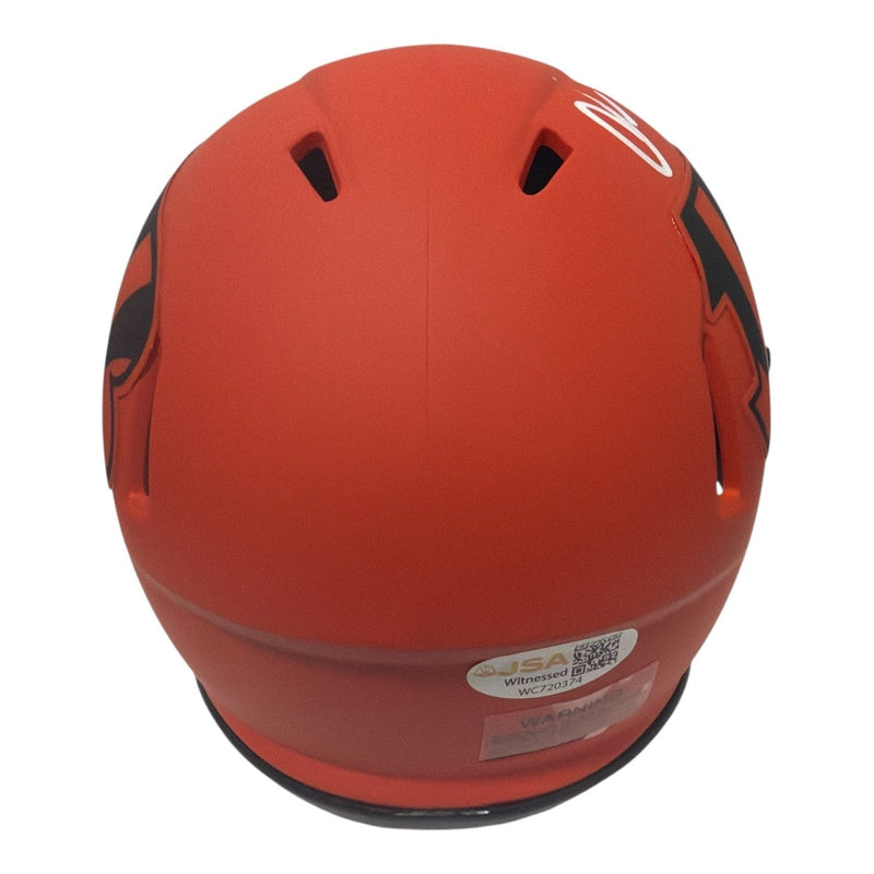 Chad Johnson Signed Cincinnati Bengals Rave Mini Helmet JSA Witness COA