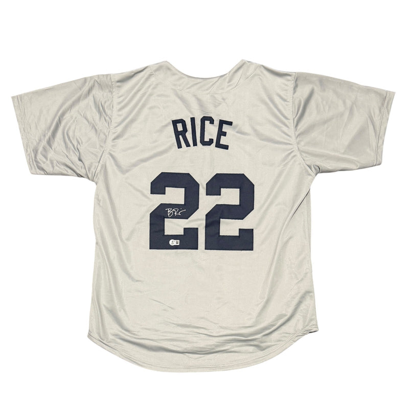 Ben Rice Signed New York Yankees Custom Jersey Beckett Witness BAS COA