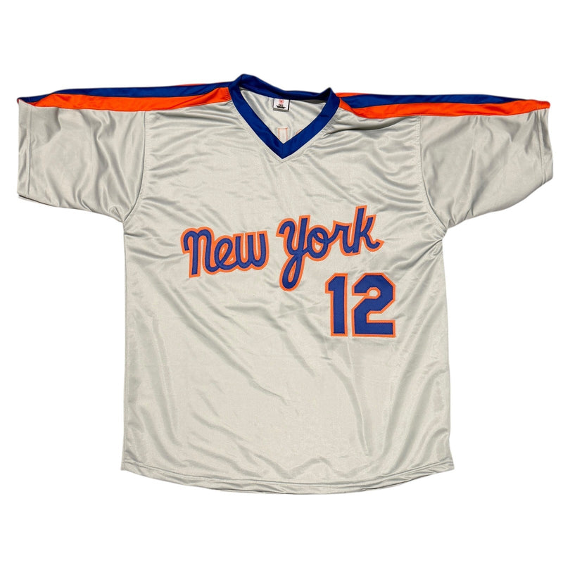 Ron Darling Signed New York Mets Custom Jersey w/ 86 WS Champs JSA Witness COA