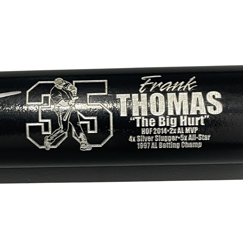 Frank Thomas Signed Cooperstown Baseball Bat Beckett Witness BAS COA White Sox