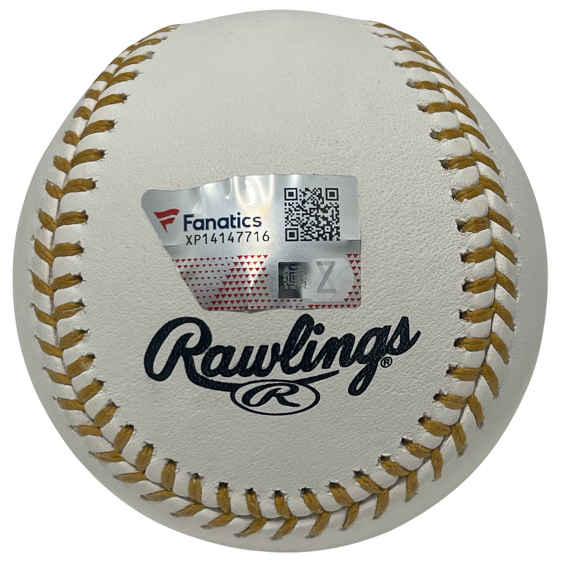 Johnny Bench Signed Autographed Gold Glove Logo Rawlings Baseball FANATICS COA