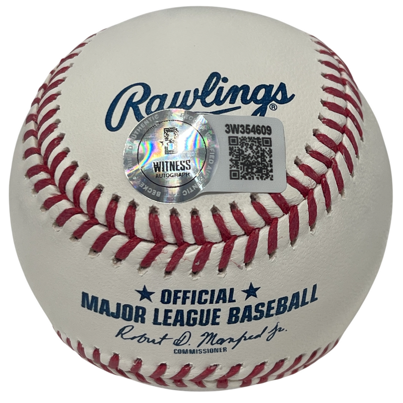 Jay Bell Signed Autographed ROMLB Baseball w/ 01 WSC Beckett Witness BAS COA
