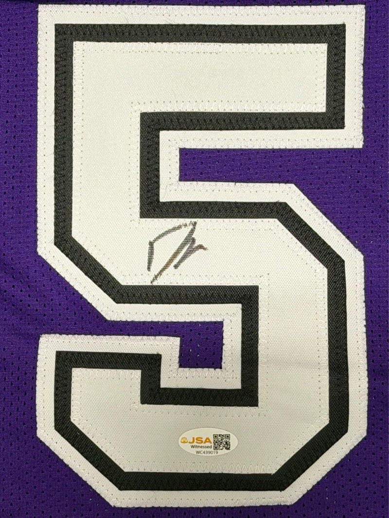Jason Williams Signed White Chocolate Sacramento Kings Custom Jersey JSA Wit COA
