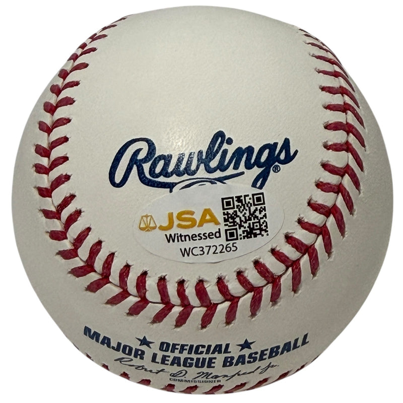 Jason Isringhausen Signed Autographed ROMLB Baseball w/ 300 SV JSA Witness COA