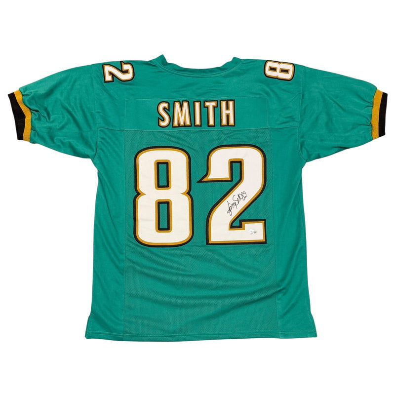 Jimmy Smith Signed Jacksonville Jaguars Custom Jersey Beckett Witness BAS COA T