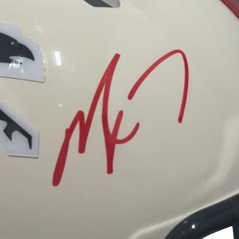 Michael Vick Signed Atlanta Falcons Retro Mini Helmet JSA Witness COA