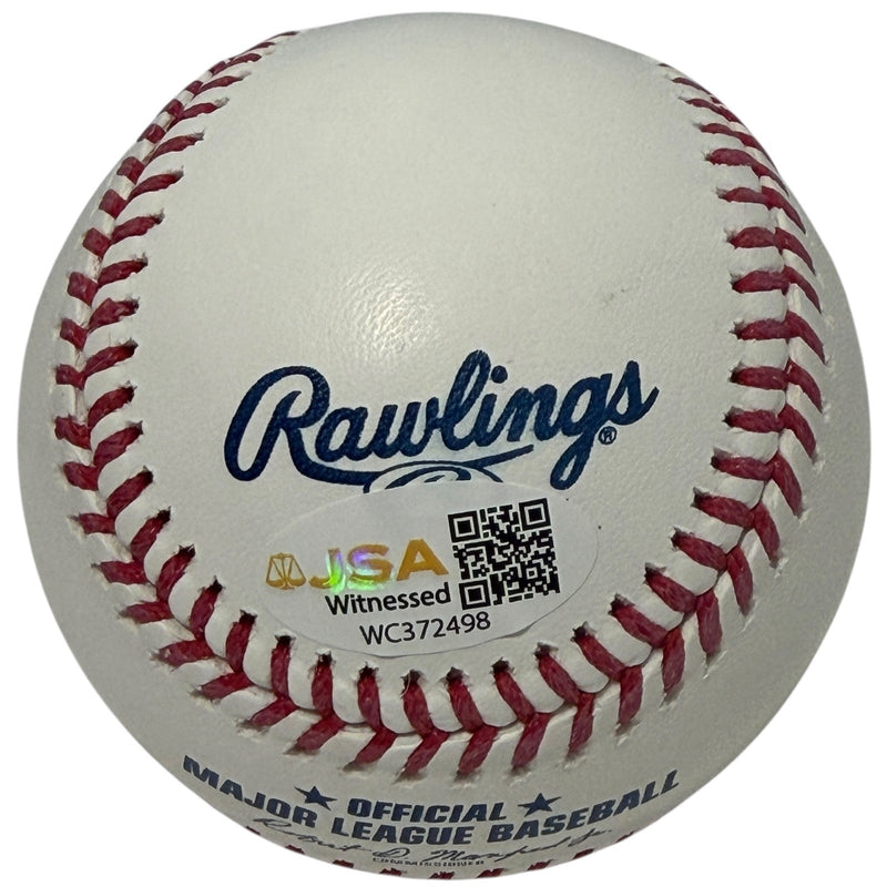 Edgardo Alfonzo Signed ROMLB Baseball w/ Mets HOF 2020 JSA Witness COA
