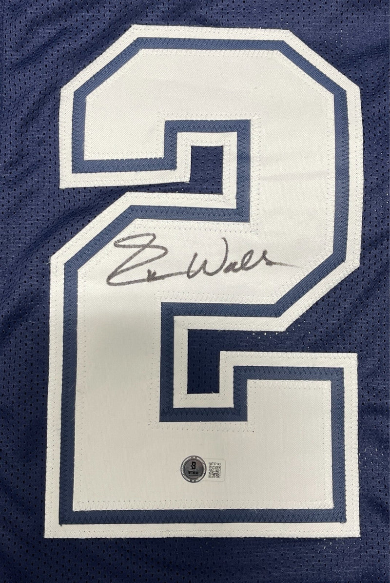 Everson Walls Signed Dallas Cowboys Custom Jersey Beckett Witness BAS COA