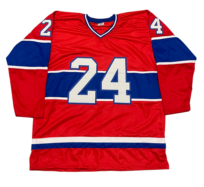Chris Chelios Signed Canadiens Custom Jersey w/ 3x Ins Beckett Witness BAS COA