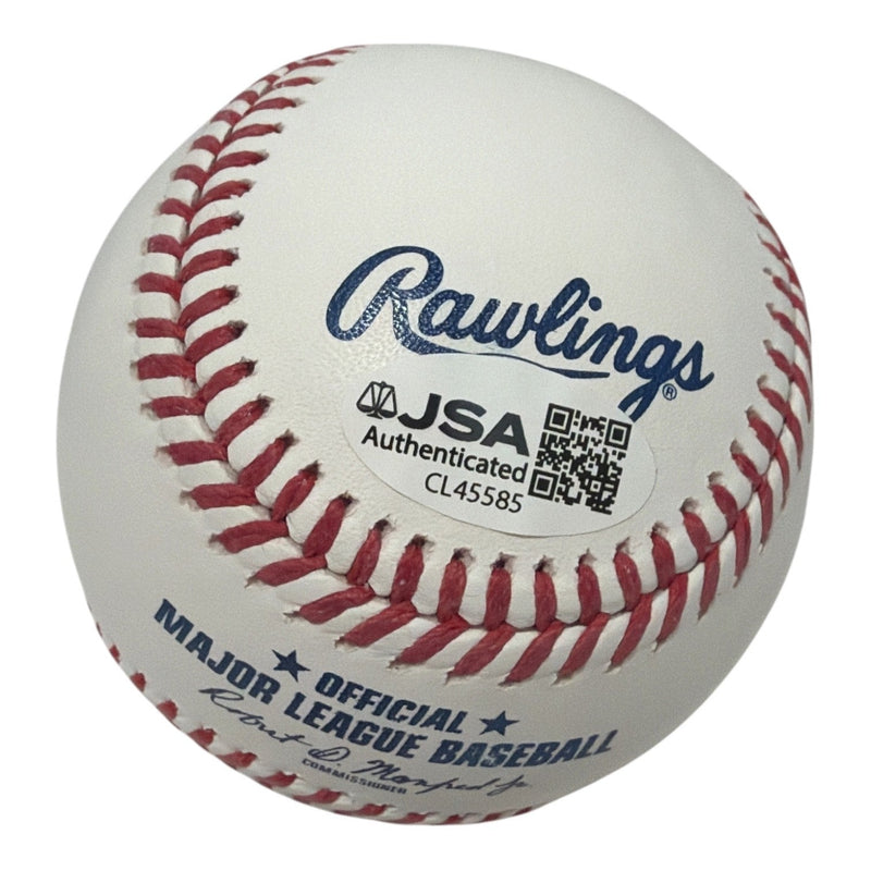 Gavin Fien Signed Autographed ROMLB Baseball w/ 2025 1st Round JSA COA Nationals