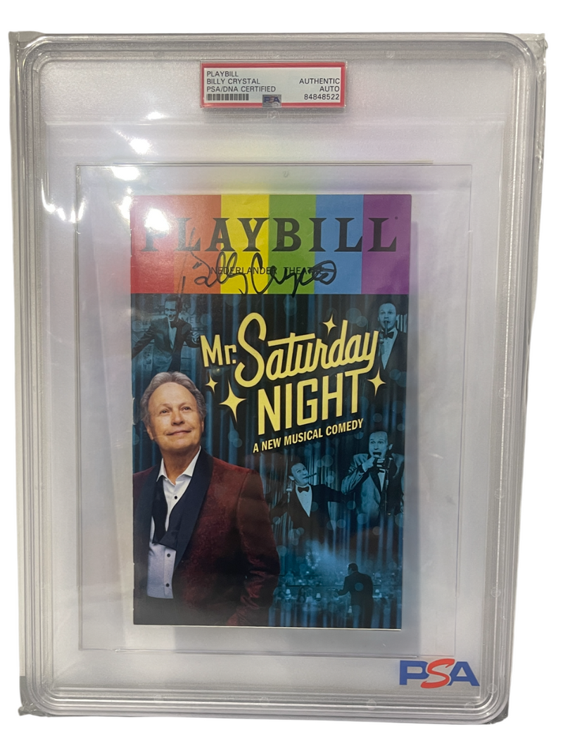 Billy Crystal Signed Autographed Mr. Saturday Night Pride Playbill PSA Auth Auto