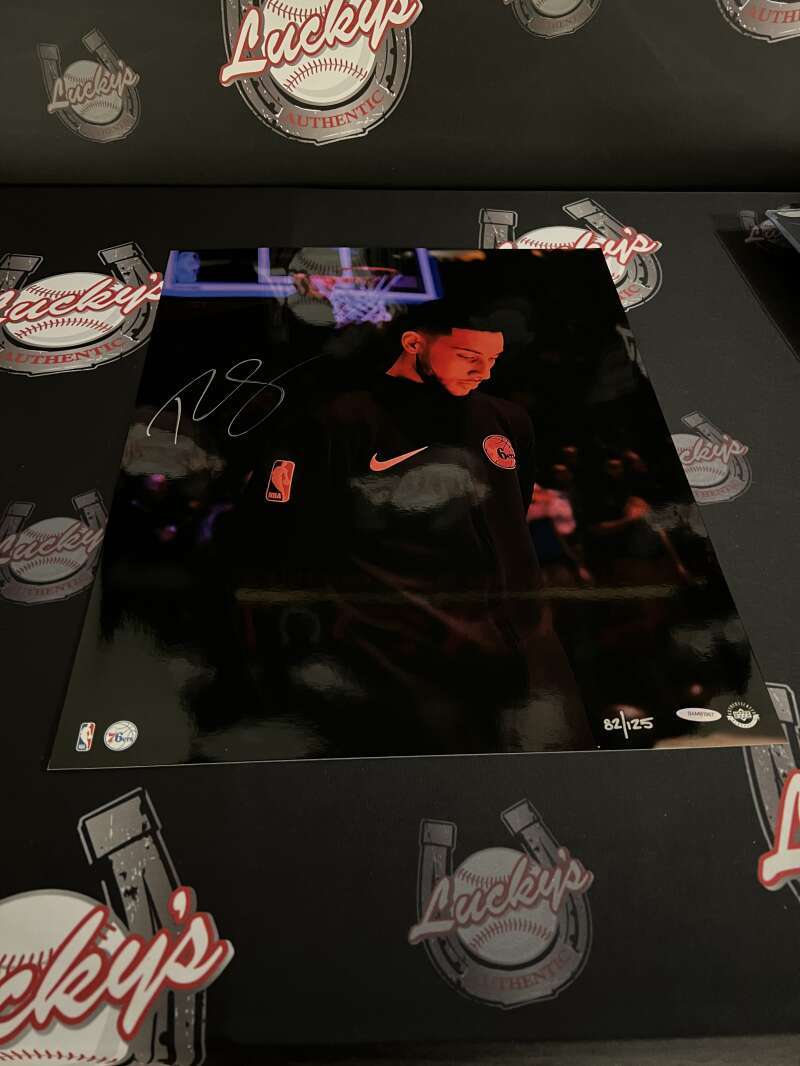 Ben Simmons Signed 16x20 Photo Preperation LE /125 Upper Deck UDA COA