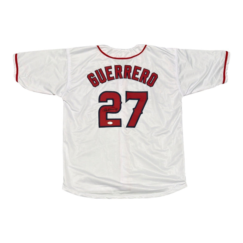 Vladimir Guerrero Signed Autographed Los Angeles Angels Custom Jersey JSA W COA
