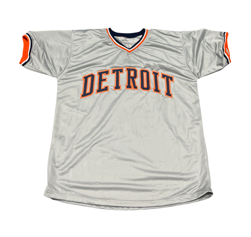 Darrell Evans Signed Detroit Tigers Custom Jersey w/ 3 Ins Beckett Wit BAS COA
