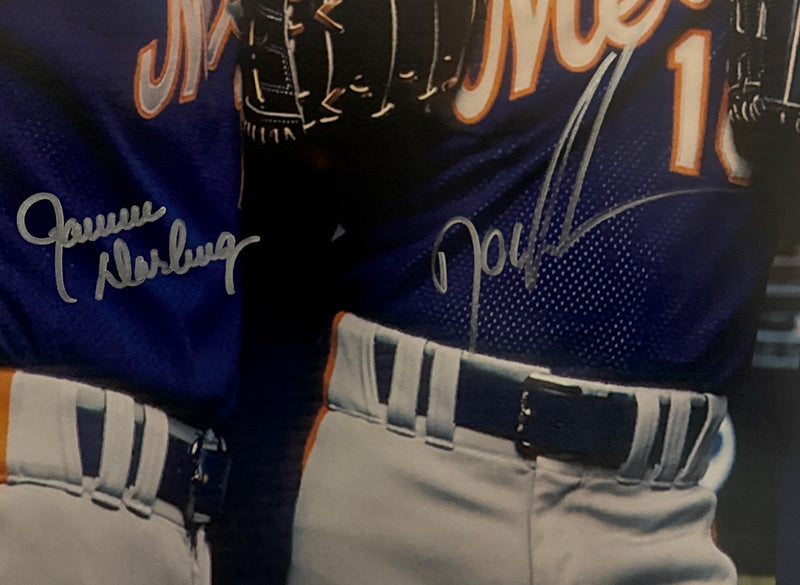 Gooden Darling Ojeda Fernandez Mets Starting Four Signed 16x20 Photo JSA W COA A