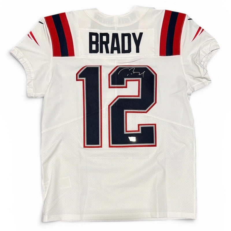 Tom Brady Signed Autographed New England Patriots Nike Elite Jersey FANATICS COA