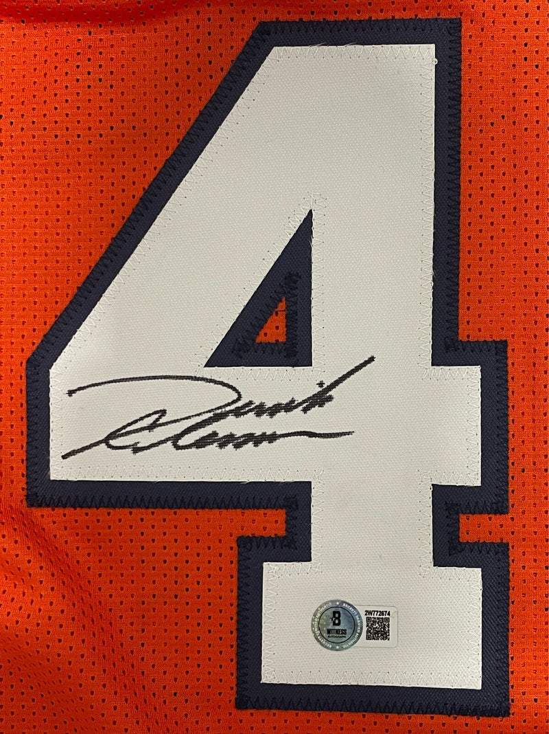 Derrick Coleman Signed Auto Syracuse Orange Custom Jersey Beckett Wit BAS COA