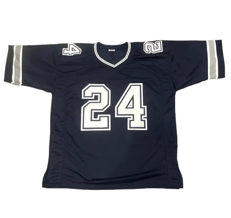 Everson Walls Signed Dallas Cowboys Custom Jersey 2 ins Beckett Witness BAS COA