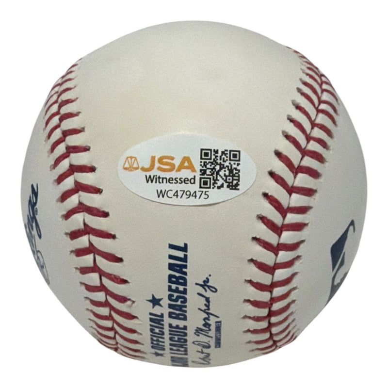 Carl Everett Signed Autographed ROMLB Baseball JSA Witness COA White Sox