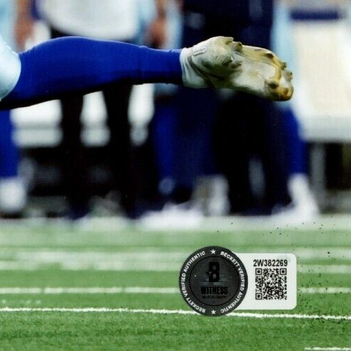 Brandon Aubrey Signed Dallas Cowboys 8x10 Photo Beckett Witness BAS COA #4