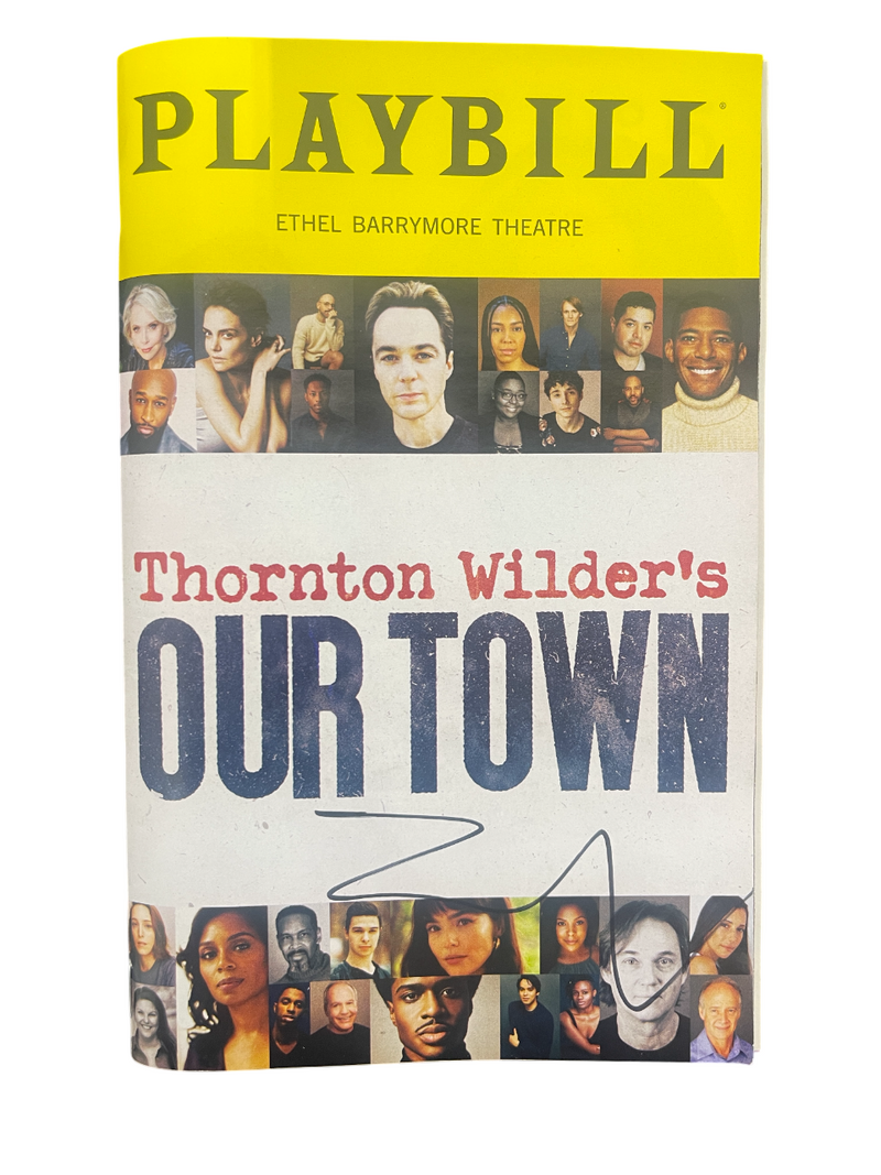 Zoey Deutch Signed Autographed Thornton Wilder's Our Town Playbill LSCM COA