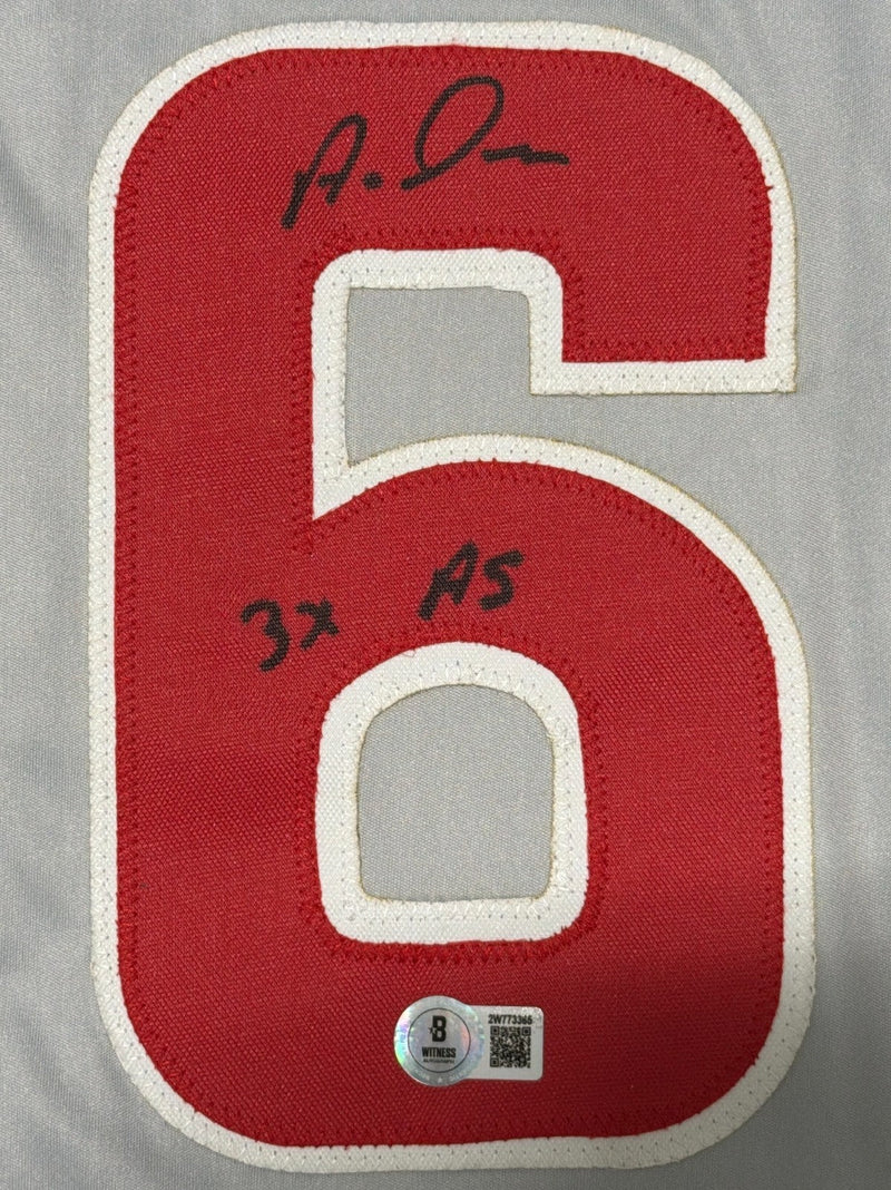 Aramis Ramirez Signed Chicago Cubs Custom Jersey w/ 3x AS Beckett Wit BAS COA