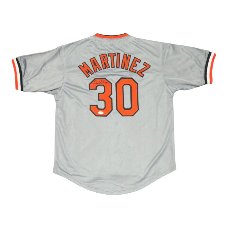 Dennis Martinez Signed Baltimore Orioles Custom Jersey JSA Witness COA