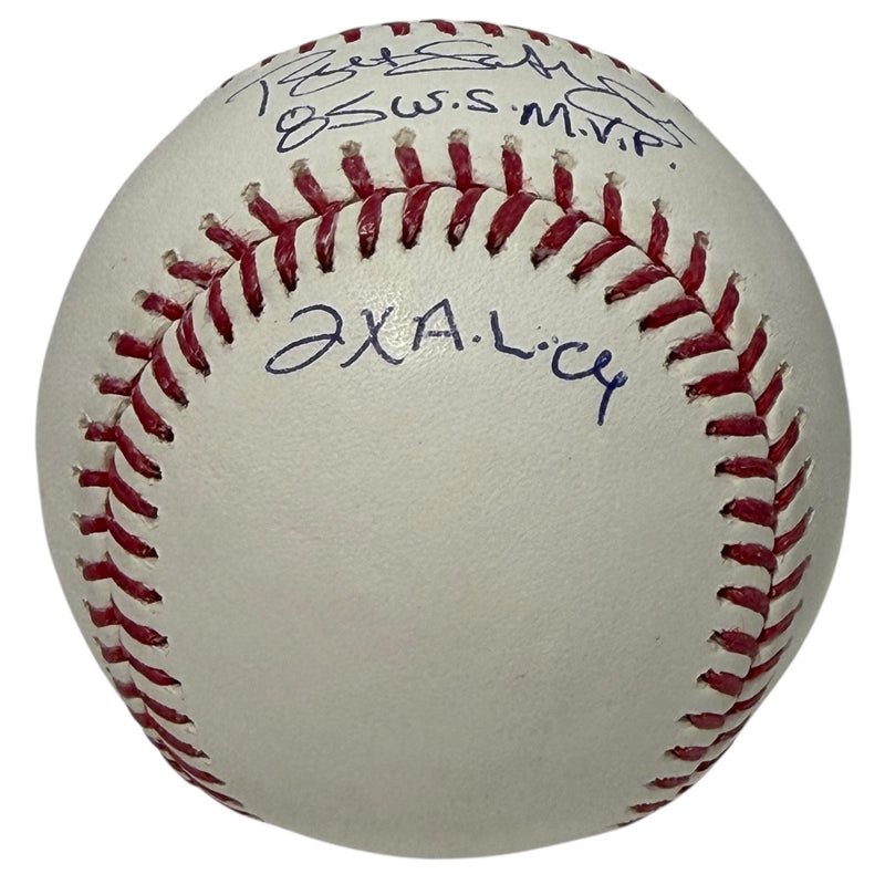 Bret Saberhagen Signed Autographed ROMLB Baseball w/ 3 Insc JSA Witness COA