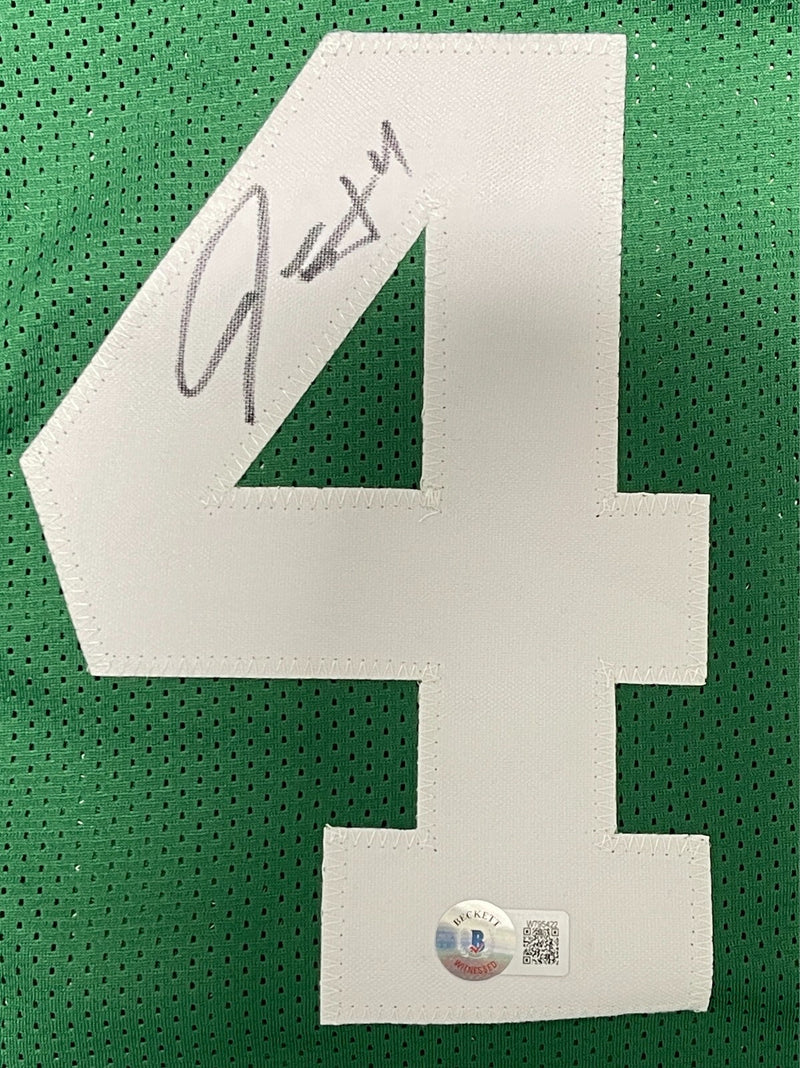 Jrue Holiday Signed Boston Celtics Custom Jersey Beckett Witness BAS COA