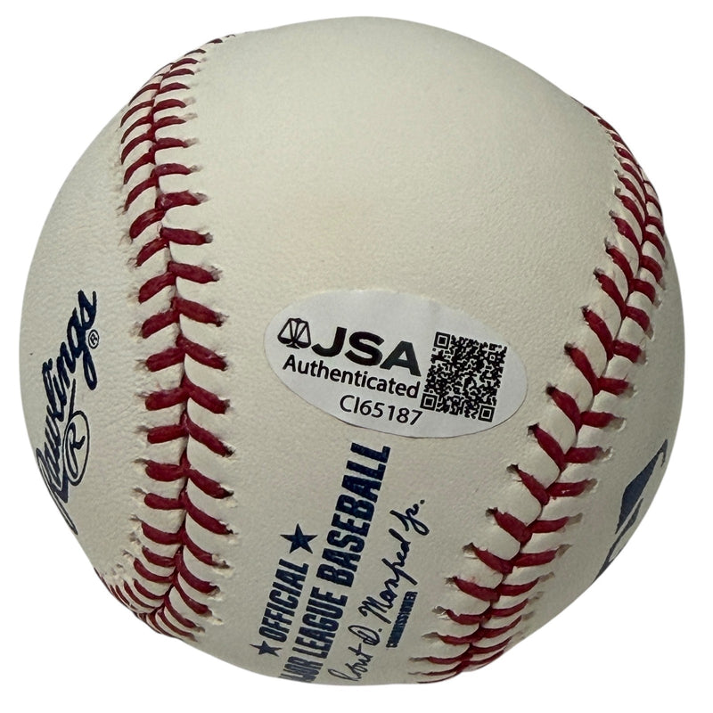 Grant Holmes Signed Autographed ROMLB Baseball JSA COA Atlanta Braves