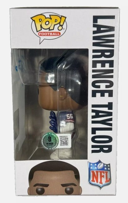 Lawrence Taylor Signed Auto New York Giants Funko Pop #79 Beckett Wit BAS COA