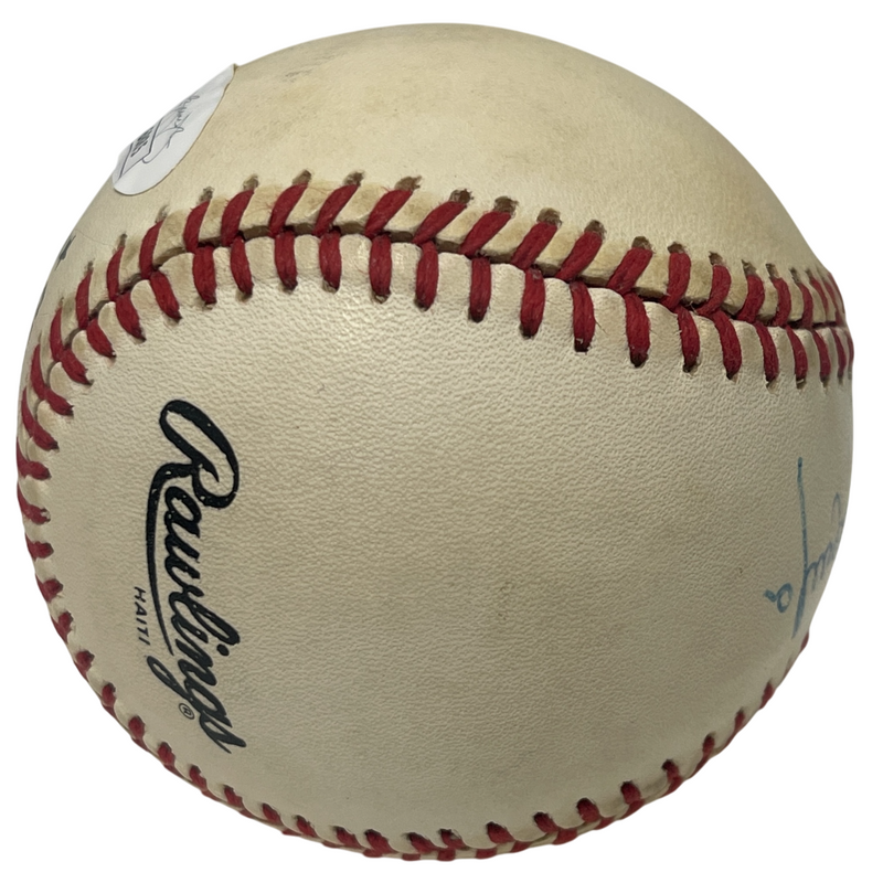 Fernando Valenzuela Signed Rawlings National League Baseball Dodgers JSA COA B