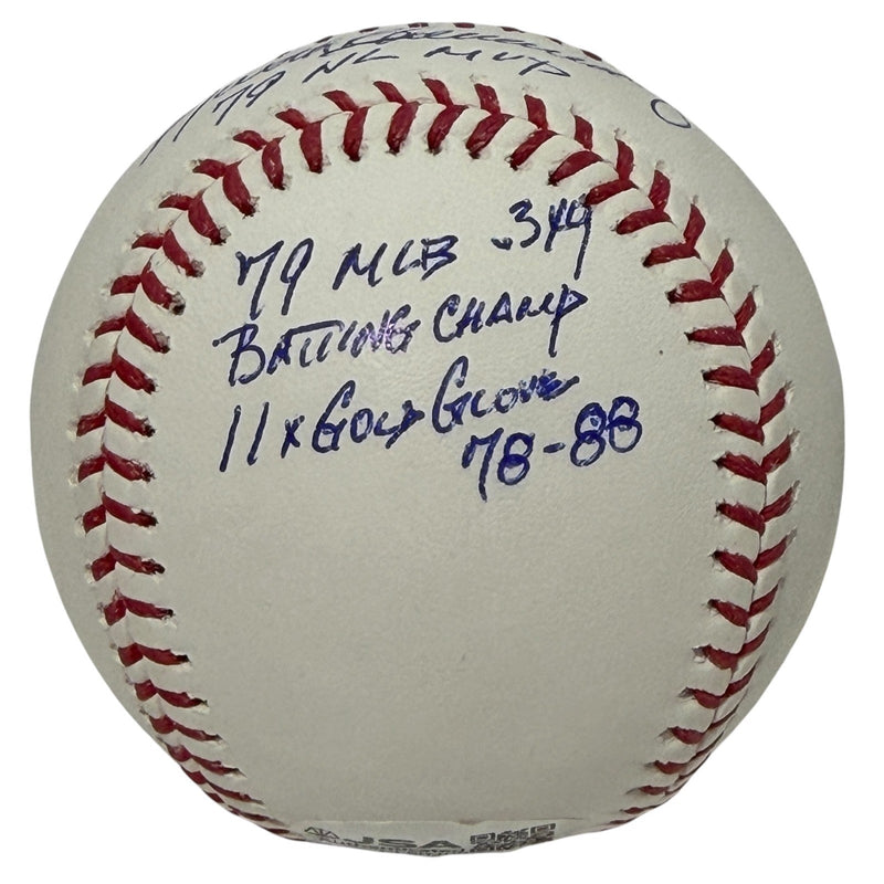 Keith Hernandez Signed Autographed ROMLB Baseball w/ 4 Stat Inscs JSA COA Mets
