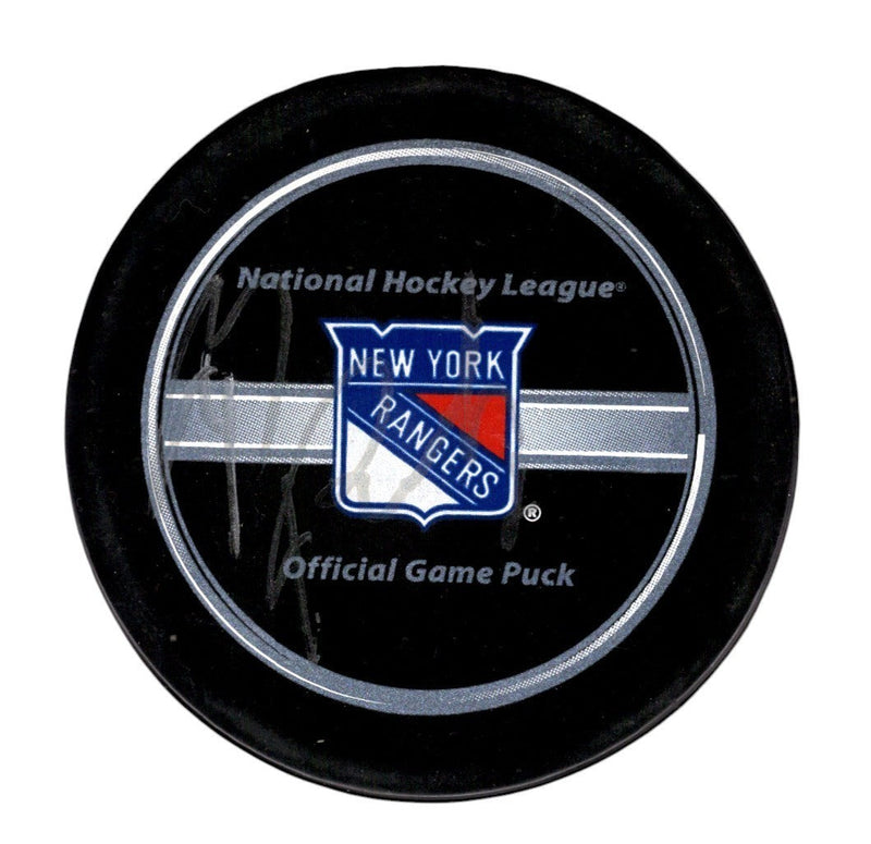 Brad Park Signed Autographed New York Rangers Official Game Puck LSCM COA