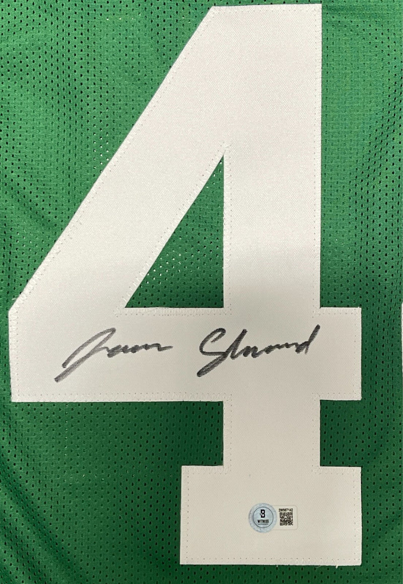 Jamien Sherwood Signed New York Jets Custom Jersey Beckett Witness BAS COA
